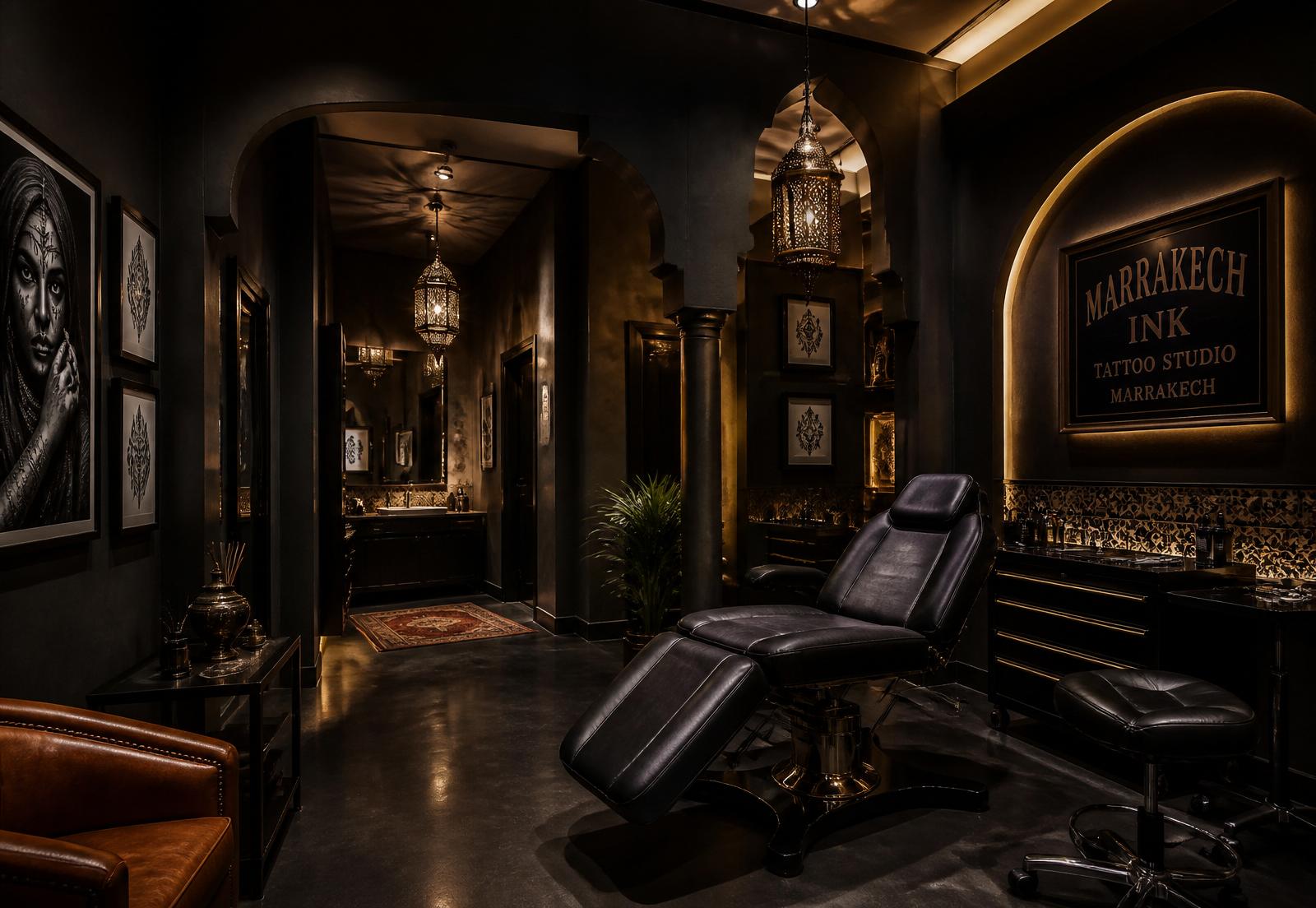 Inside the SKIN ART studio in Marrakech